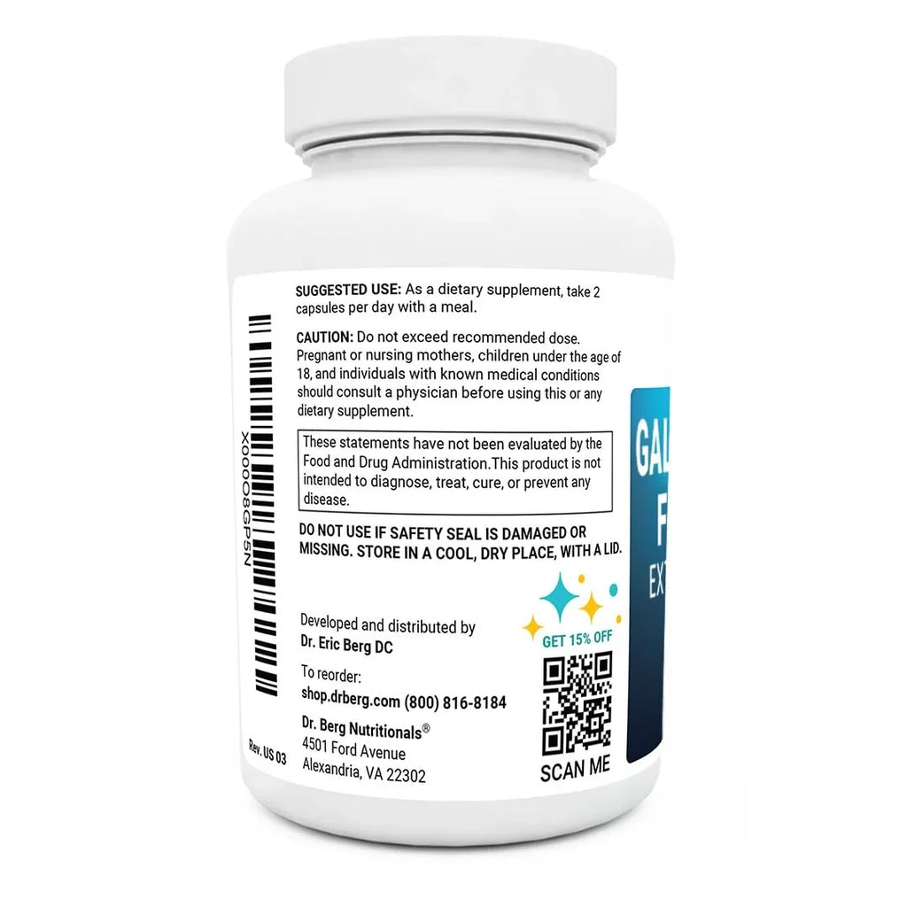 Formula Gallbladder Capsules Berg 90 Dr. Strength, Extra