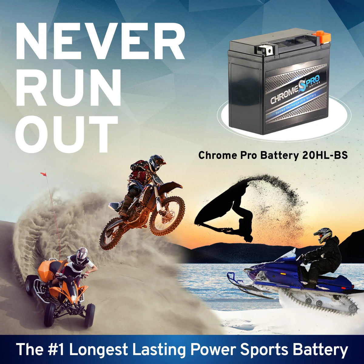 Volts,18 Cca) Js800 Sx-r Battery Ytx20hl-bs Ah, 2008 for Chrome 800cc Pro (20hl-bs Kawasaki Battery 310 Replacement 12