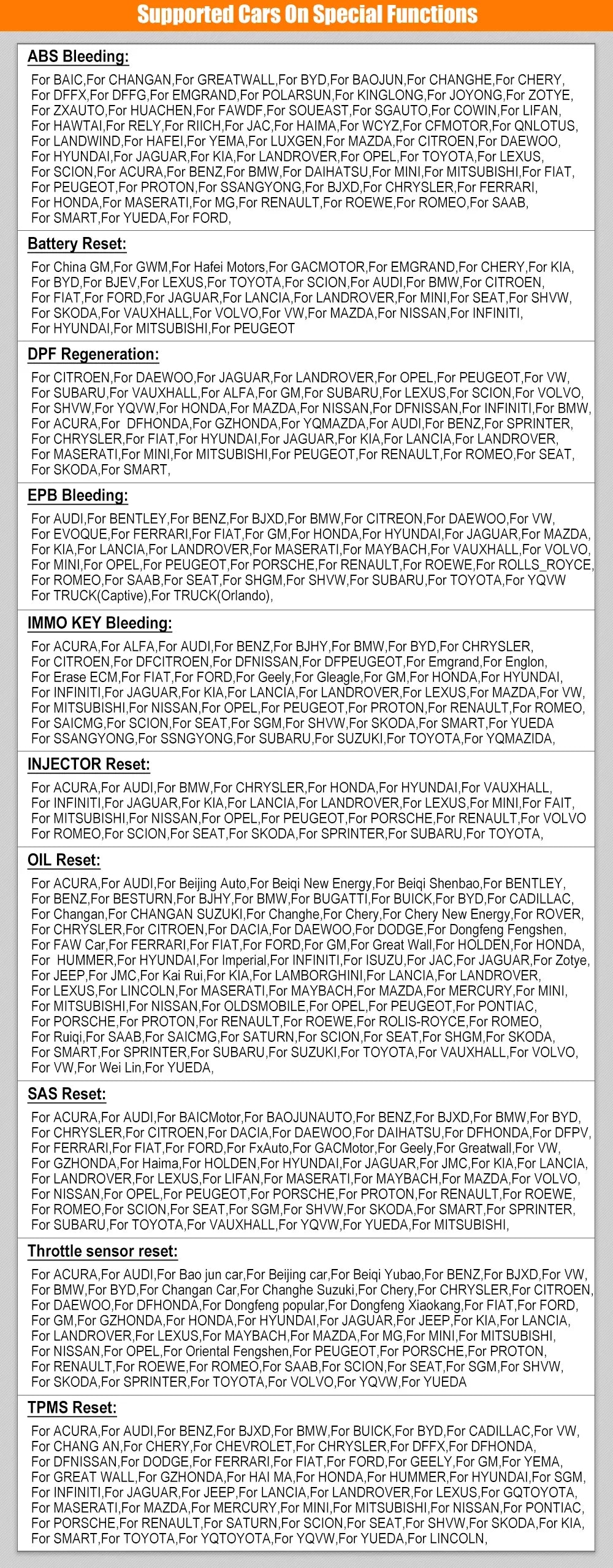 Automotive X6 Bluetooth System Reader Tool Scan OBD2 Auto Live OBD Scanner Bi-direactional Services Diagnostic Reset EOBD Automotive ANCEL Scan Diagnostic Car Scanner Tablet Car VIN 10 All Data Code