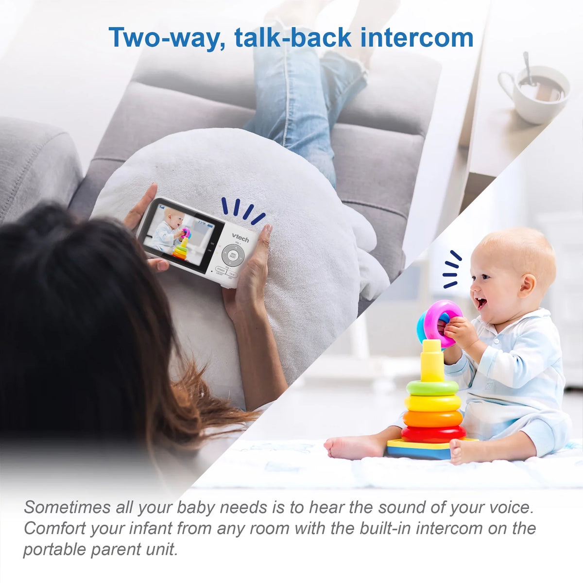 2.8" Camera with High Resolution Parent Fixed Unit Cameras and VM3254-2 VTech 2