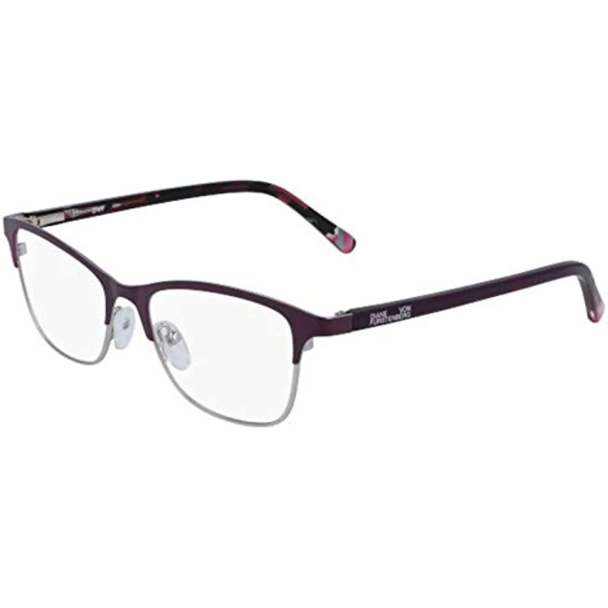 50mm Furstenberg Case DVF8073 von Plum DVF NEW Eyeglasses Diane with 525