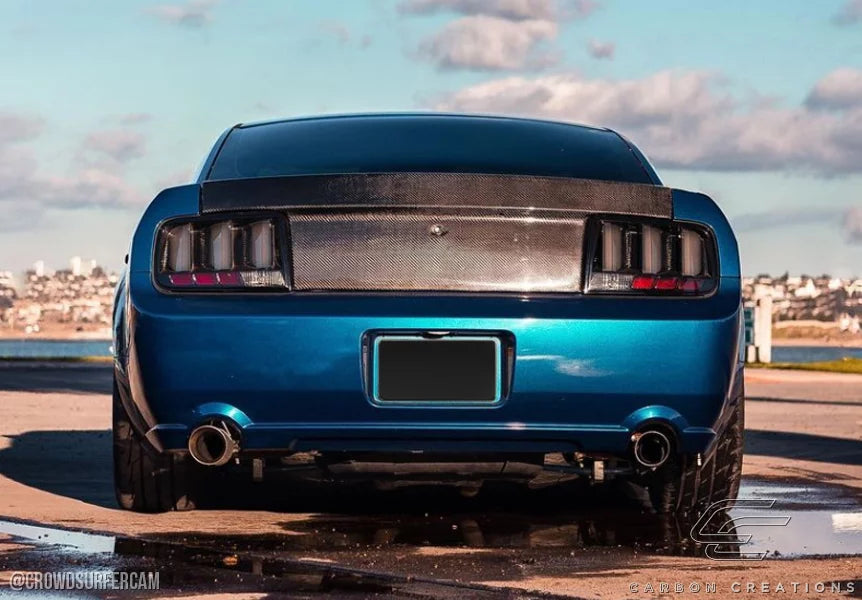 OEM Mustang Creations Piece - Look 1 2005-2009 Carbon Ford Trunk