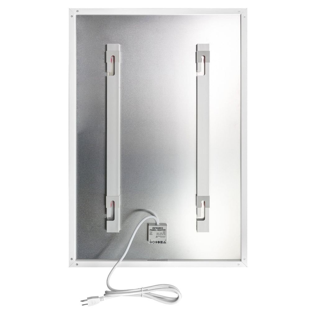 Plug 35” or in 500W White Flex x Radiant 24” Ember Heater- Panel Hardwired New WarmlyYours