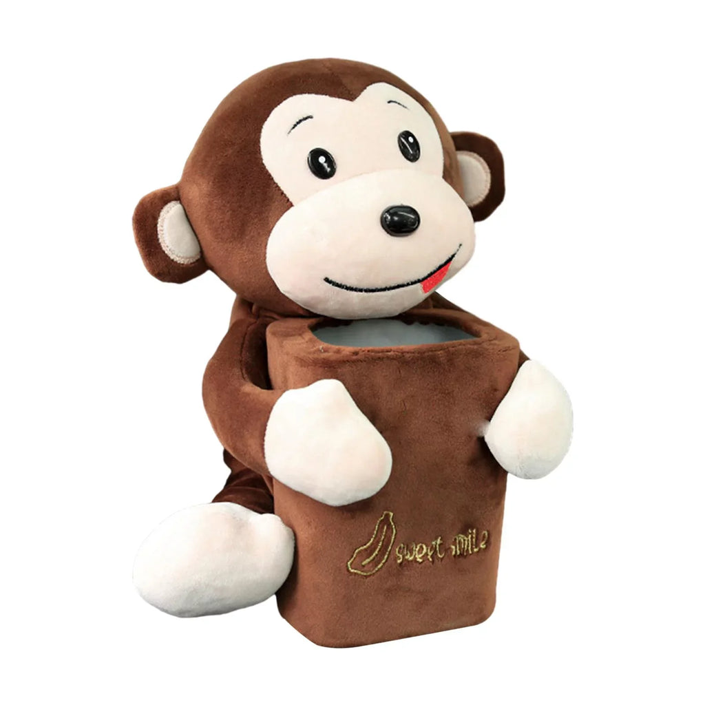 Comfortable Organizer Box for Cartoon Cartoon Tissue 2 Accessories Cute Home Monkey Holder Animal in1 Box Vehicle