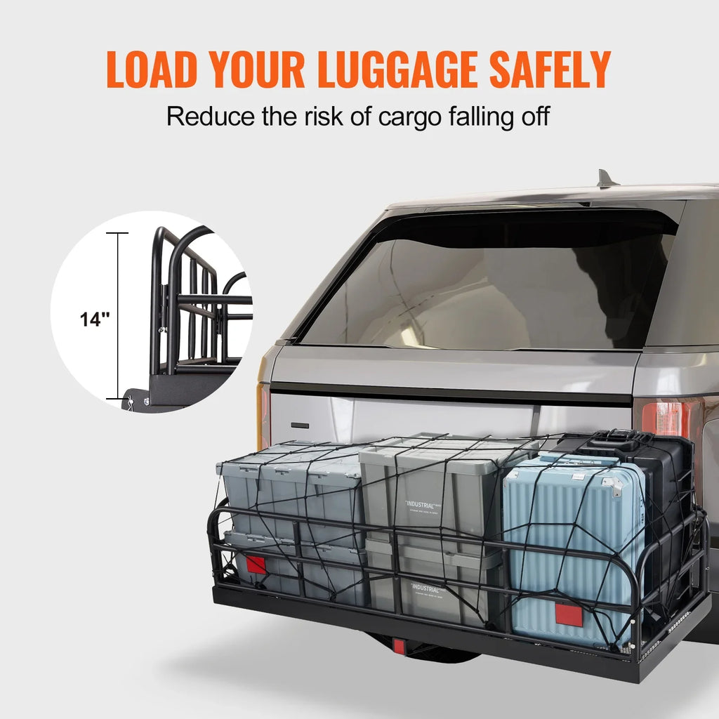 Fits Stabilizer Receiver & Cargo SKYSHALO Mount 2" Carrier 400lb Hitch 60x24x14in