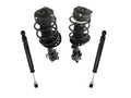 Front Strut 4 1.8L Spring 2013 Nissan with 2018 4-Cylinder and - Piece 2015 2014 2016 Shock Coil Sentra Kit - Rear and - 2017 Compatible
