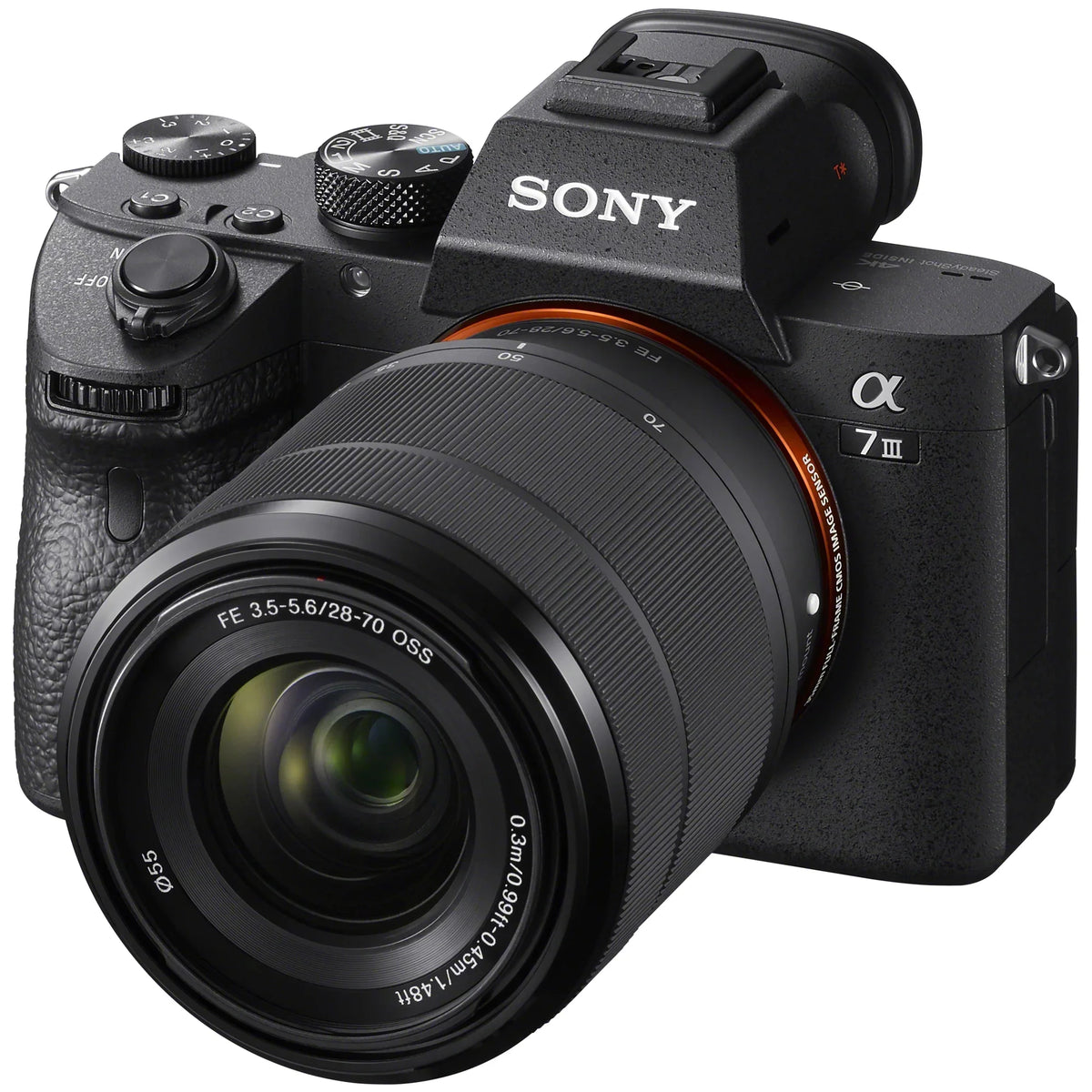Creator Kit Bundle Backpack Full OSS ILCE-7M3K/B Body Content with Gear a7 External Deco Charger Mirrorless Sony F3.5-5.6 Lens 64GB with Card Battery Photography 28-70mm Double + III Camera Frame +