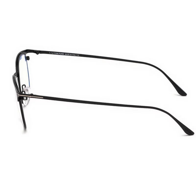 Black Ford Tom Eyeglasses / 002 FT Matte Blue Block 5549 Enamel, Lenses -B