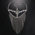 Chain Face Masquerade Hair Halloween Tassel Party Mask Women for Mask Crystal Jewelry Rhinestone Face
