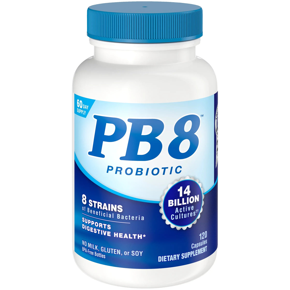 120 4 capsules Pack Acidophilus, Pro-Biotic 8 each PB