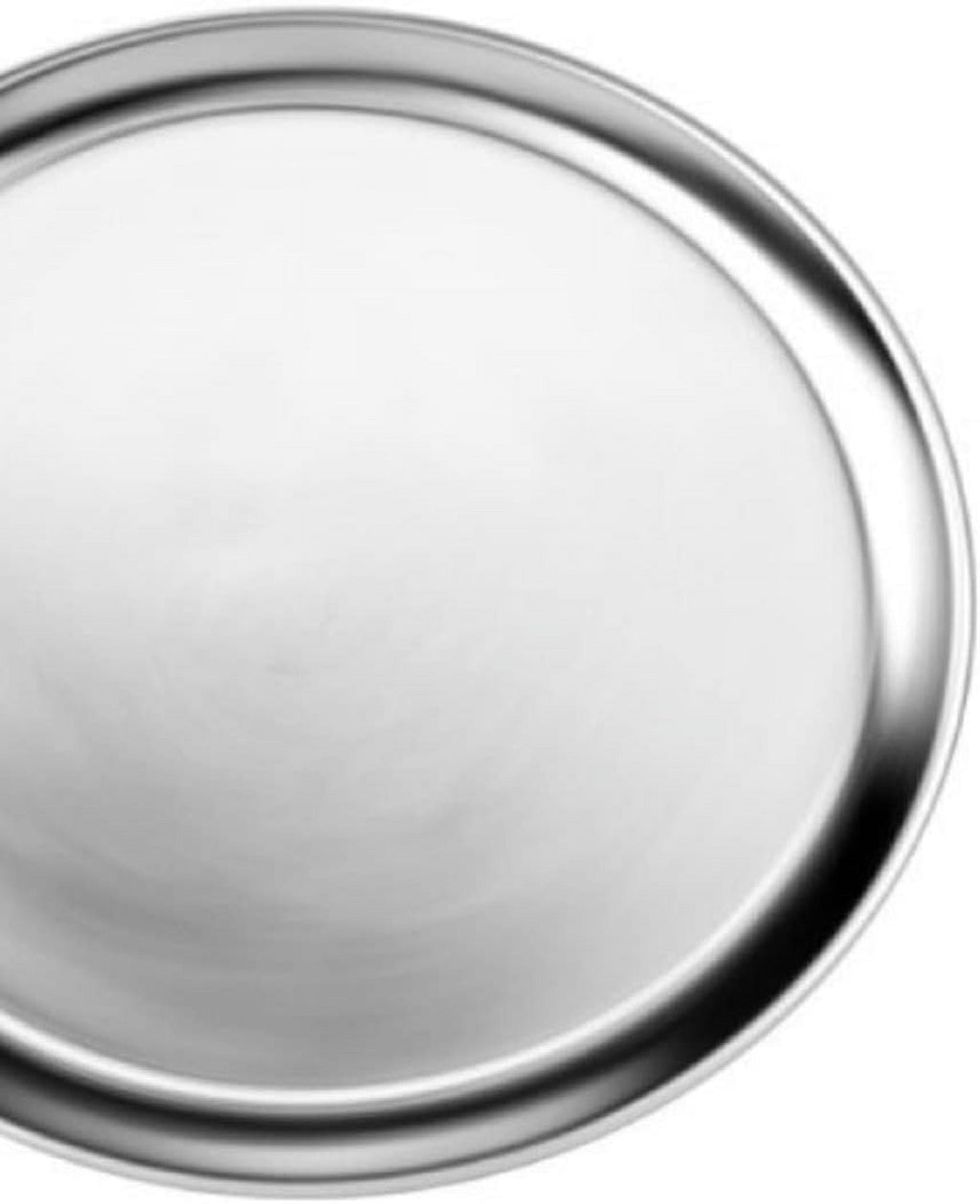 Baking Tray 3 Baking Pizza TrueCraftware- Tray Wide Pan for Set Tray Pizza 11” Kitchen of Round Pan Aluminum Round Home Pizza Tray Pizzeria Bakeware Restaurants & Rim-
