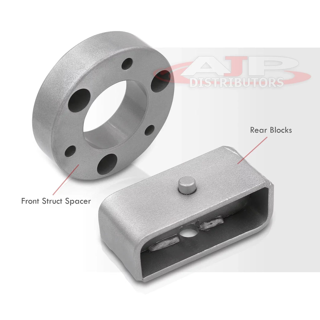 Sierra Lift Chevrolet Rear 2015 2010 GMC SL 2007 2011 Kit 2021 2017 Compatible/Replacement Chevy 2018 For 2013 2" 2020 Silverado 2016 2" AJP 2009 2012 Distributors Spacer Leveling 2008 2019 Front 2014
