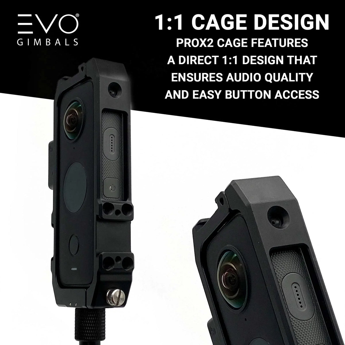 X2 Insta360 Cage PROX2 ONE Camera for
