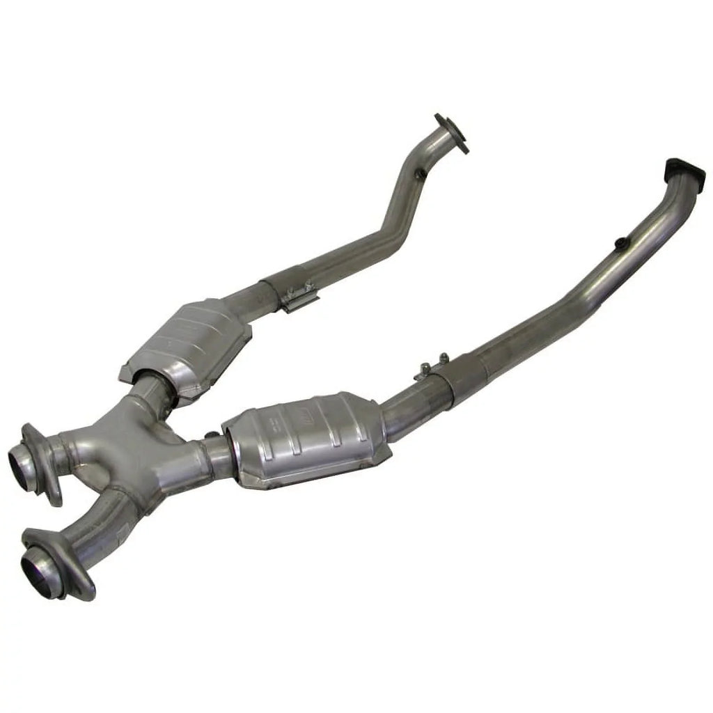 '- MUSTANG With Pipe Fits 2-1/2 GT BBK Mustang High Catalytic 96-98 FORD X Converters select: 1996-1998 4.6 Flow