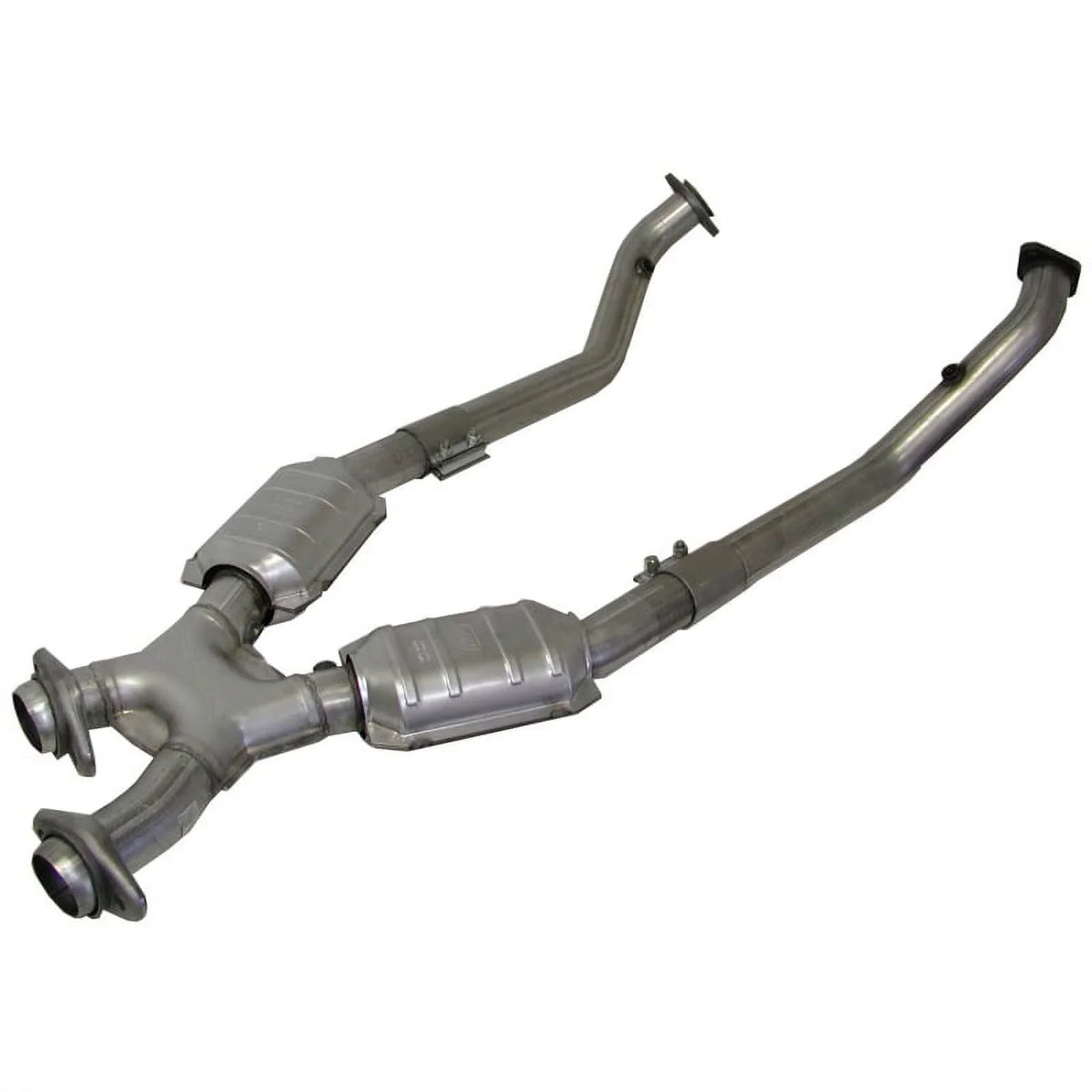 '- MUSTANG With Pipe Fits 2-1/2 GT BBK Mustang High Catalytic 96-98 FORD X Converters select: 1996-1998 4.6 Flow