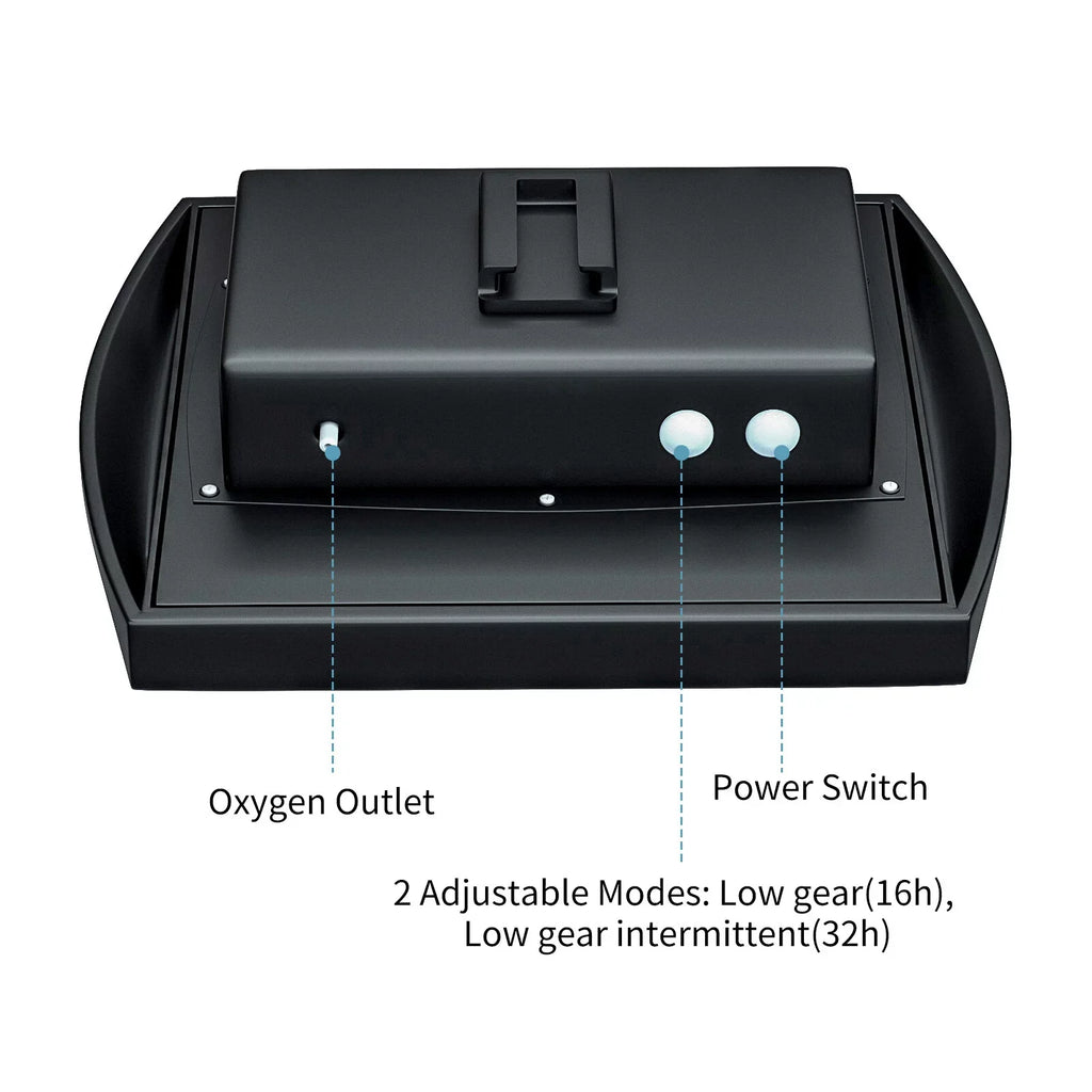 Fishing Solar Garden Fish Air Htovila 8.2ft Stones Aerator for with 2 Pond -in Pool Air Fish 2W Pump Oxygenator Aerator Pump Aquarium Bubble