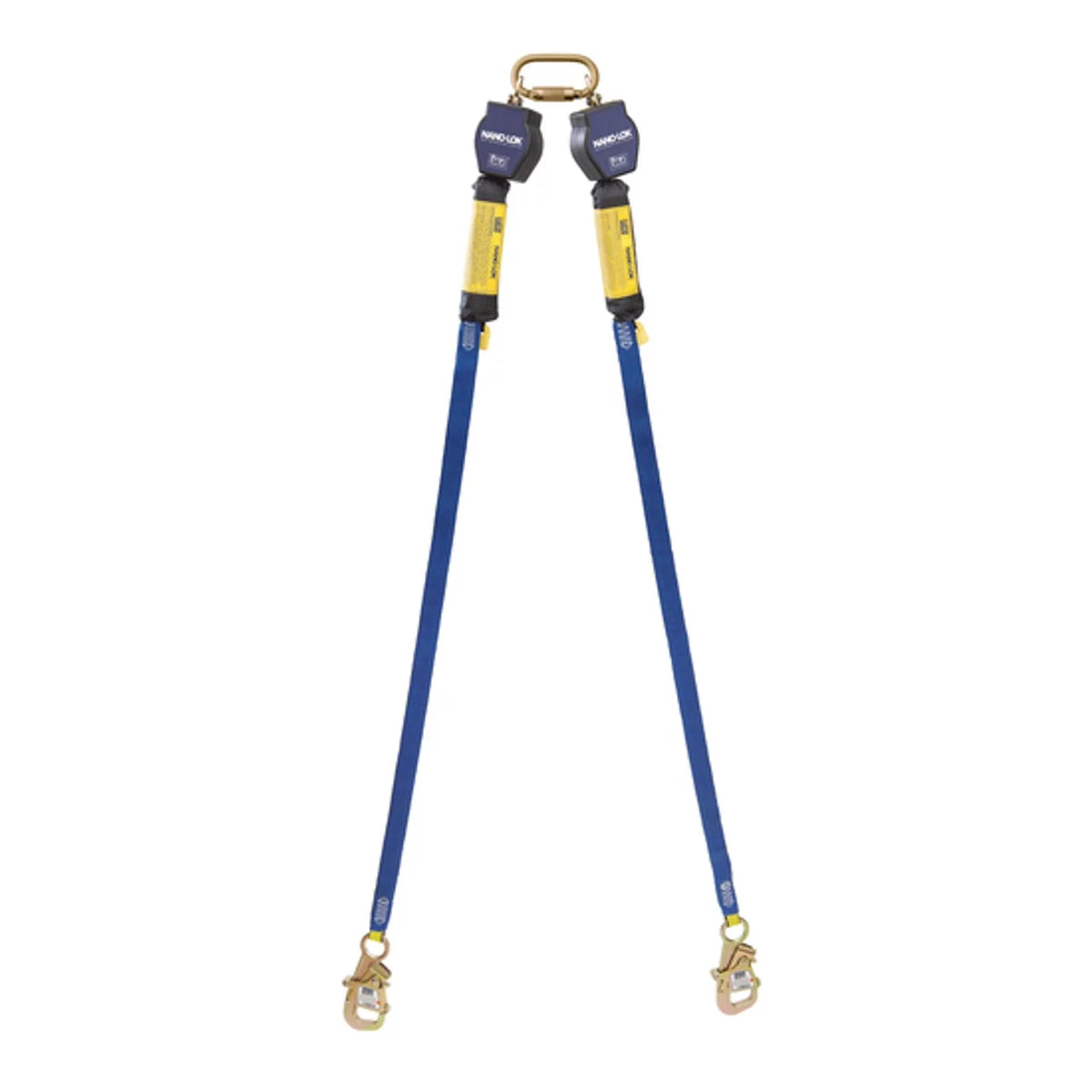 Nano-Lok™ 9 Retracting Connect ft. Lifeline, Quick 3M™ Self Web DBI-SALA® 3101374, (2.7m) Tie-Back Twin-Leg