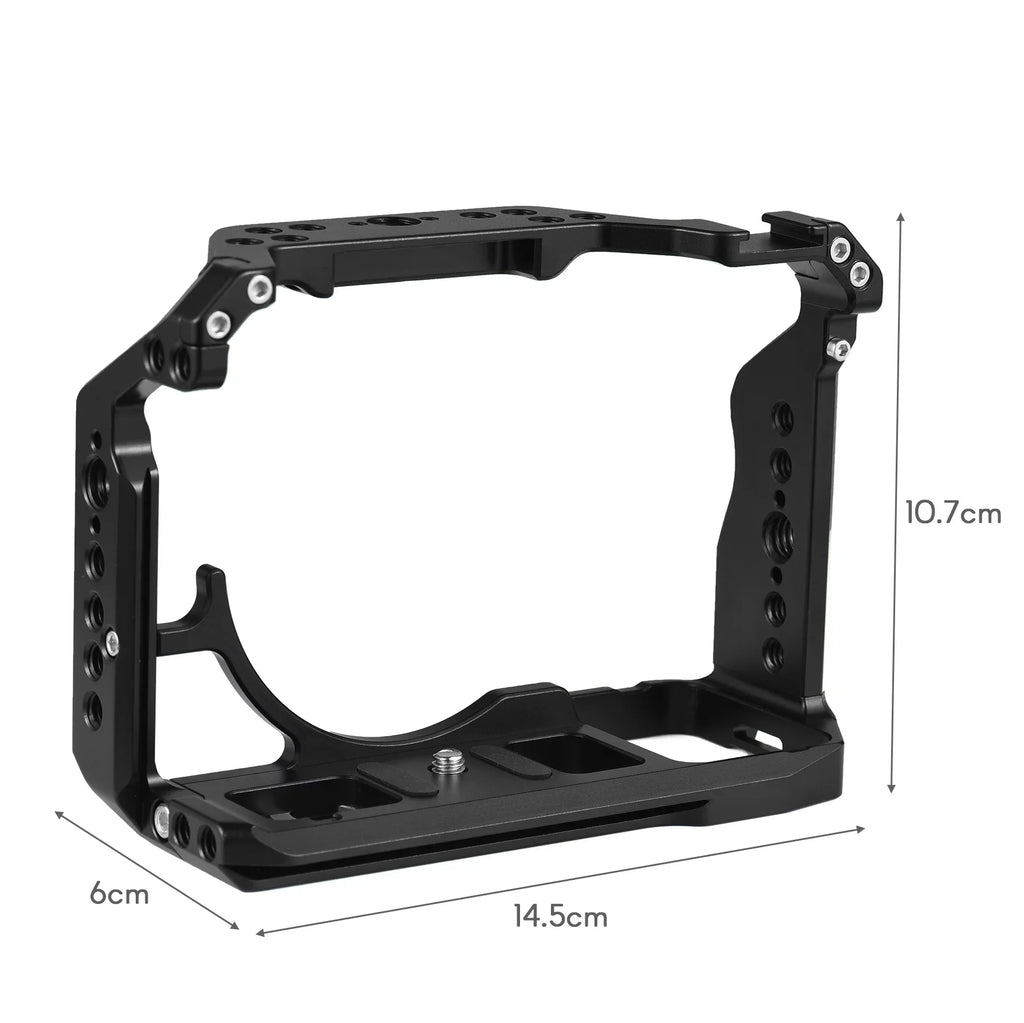 A7IV/ with Cage Alloy A7R4/ Cold Sony Holes A7M4/ Video A7S3 Shoe Numerous Screw Cage for Andoer Aluminum A1/ Mounts Replacement Inch 14