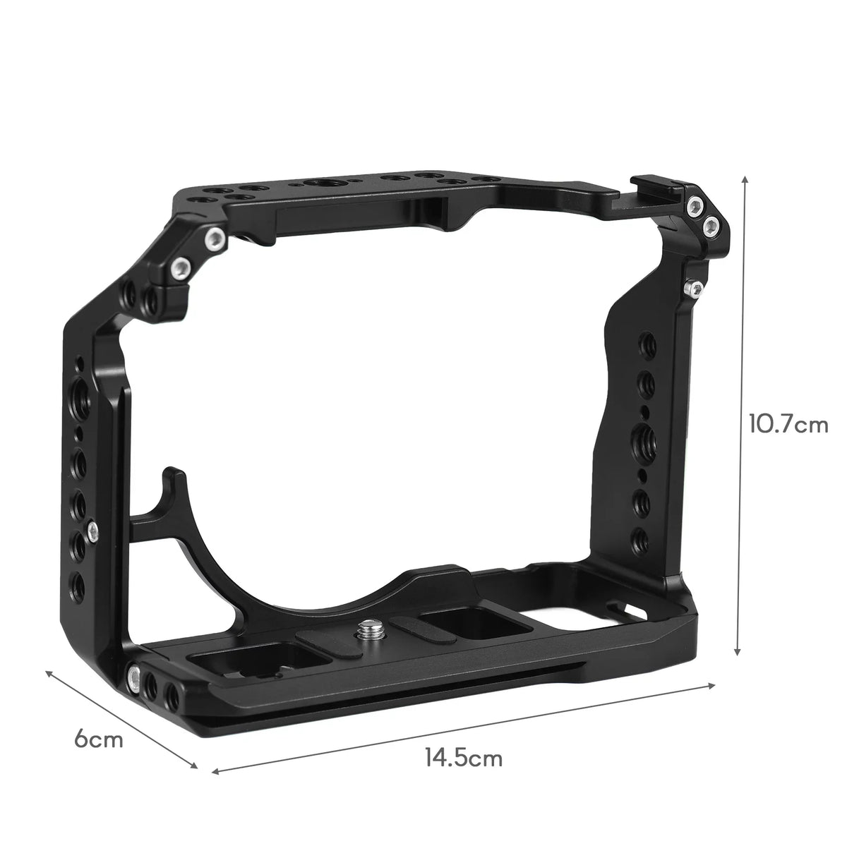 A7IV/ with Cage Alloy A7R4/ Cold Sony Holes A7M4/ Video A7S3 Shoe Numerous Screw Cage for Andoer Aluminum A1/ Mounts Replacement Inch 14