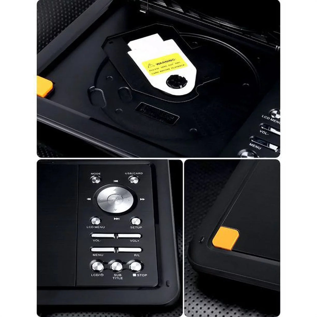 Hours Portable 9.5" Player Swivel with Yoton Kids and for HD 4-6 7.5" DVD Built-in Screen, Car, Battery