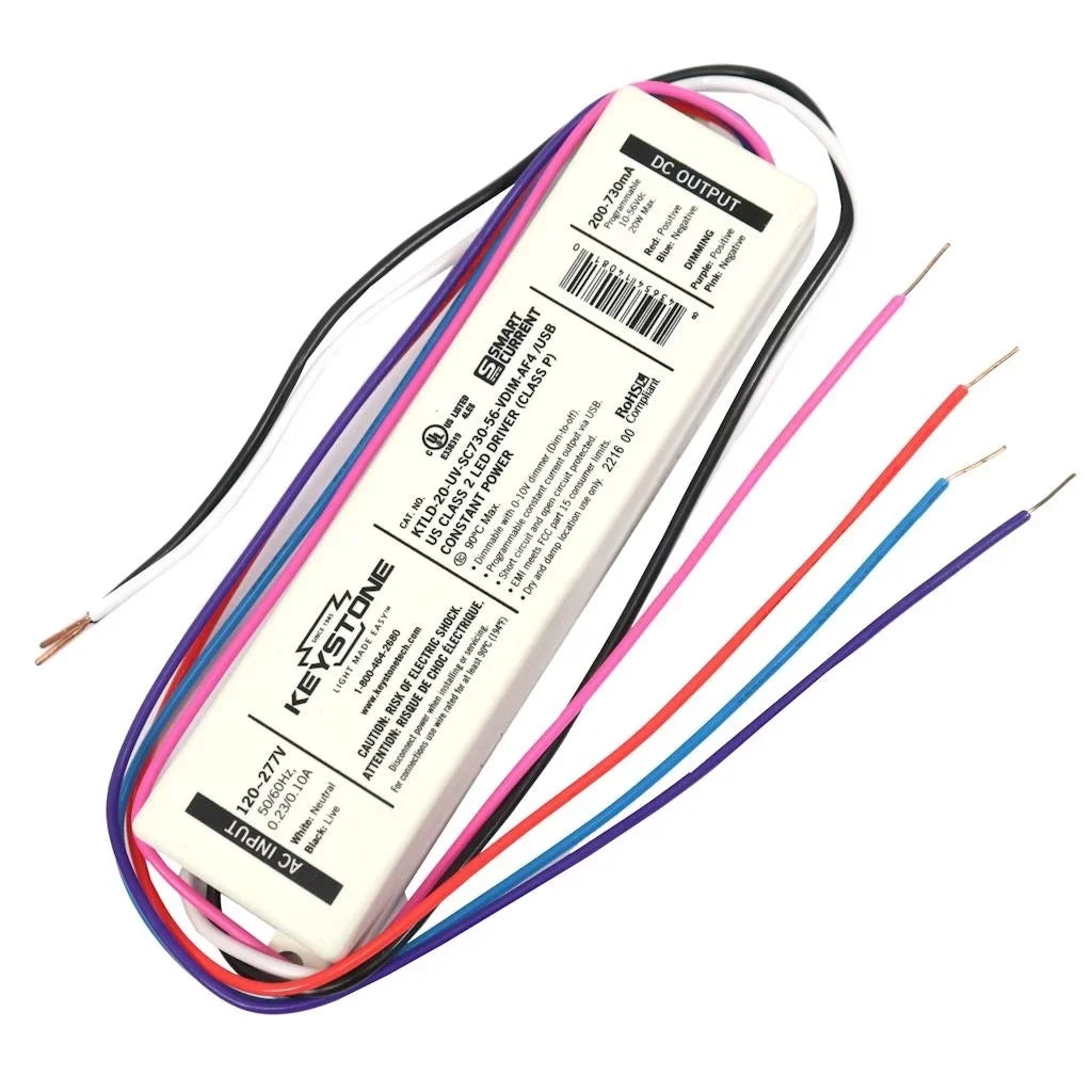 14080 12 Current /USB) Smart Current - watt 120/277 volt (KTLD-12-UV-SC500-56-VDIM-AF1 Keystone Constant