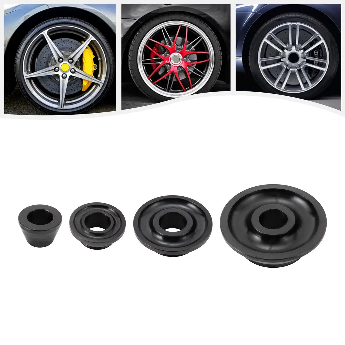 Tire 45-gauge Wheel Cones Adapter Steel Kit Cones Sizes Balancer Balancer 4 36mm