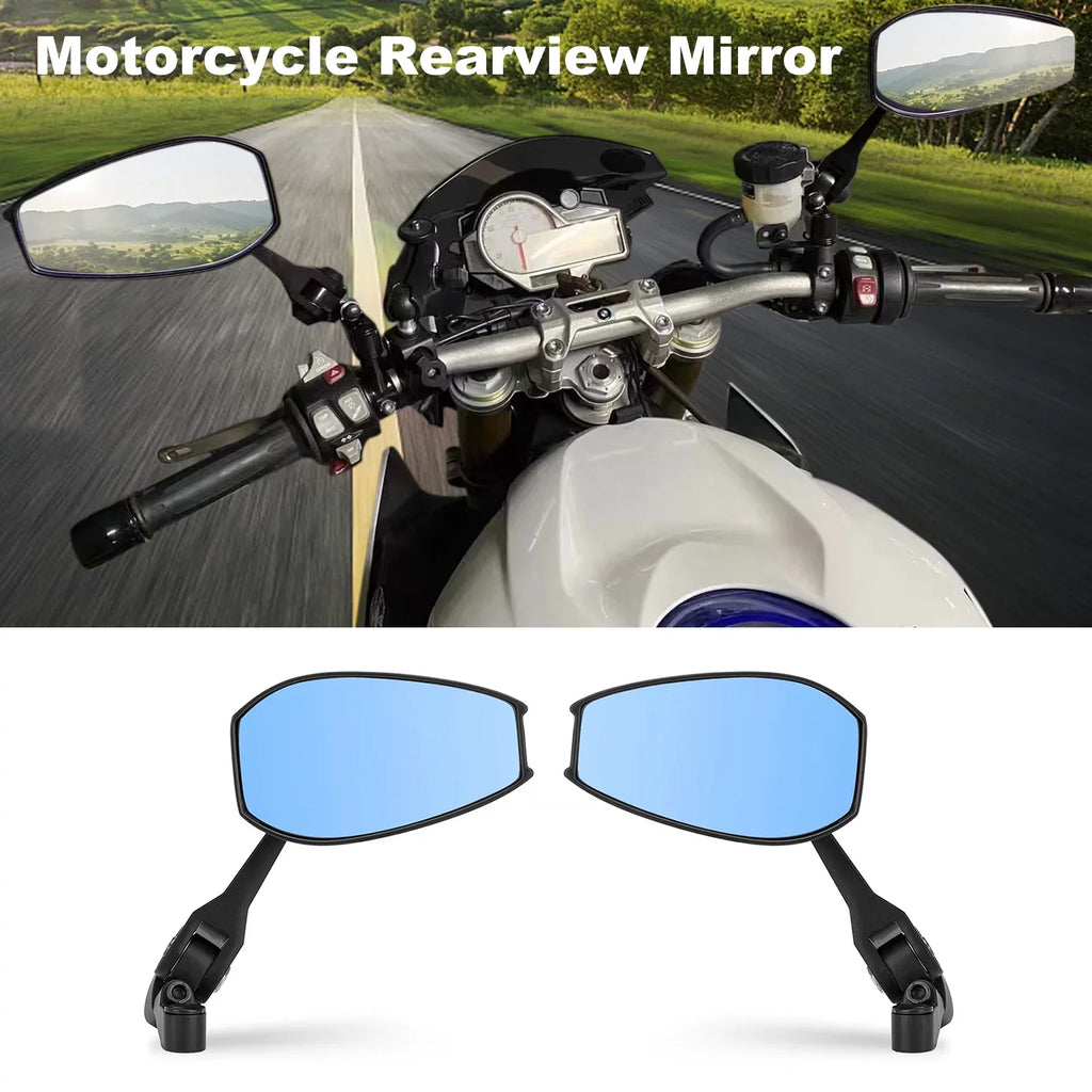 Car Universal - Motorcycle of Base Reversing with Pair Visibility Mirrors Mirror Anti-dazzle Enhance Electric Rear - Safety and Rearview Aluminum