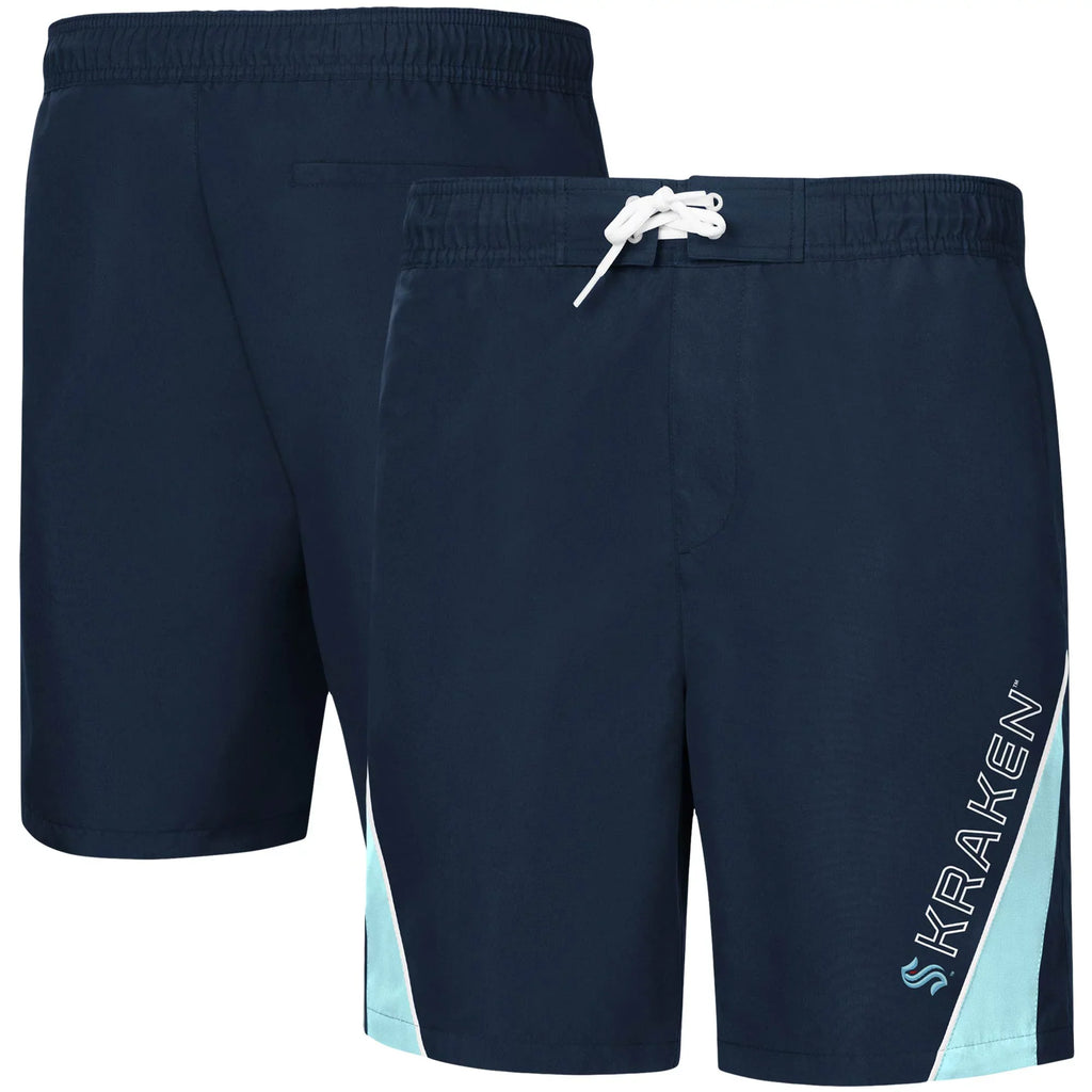 Kraken Sunrise Volley Carl Sports Seattle by Men's Banks Shorts Sea Deep Swim Blue G-III