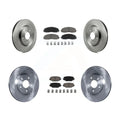 C/V And Caravan & - Ram Pads K8C-101028 Brake Country For Kit Rotors Chrysler Rear Volkswagen Front Routan Ceramic Transit Journey Grand Auto Town Disc Dodge