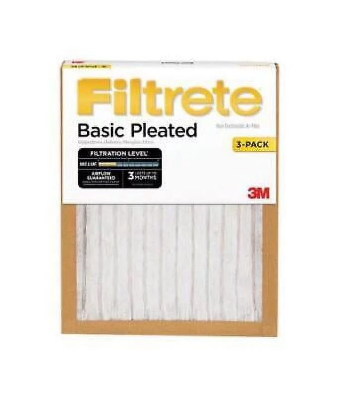 14 X Fiberglass in. Filtrete Filter D Pleated X of 1 MERV 20 (Pack H Air 3M in. in. 5 2) W