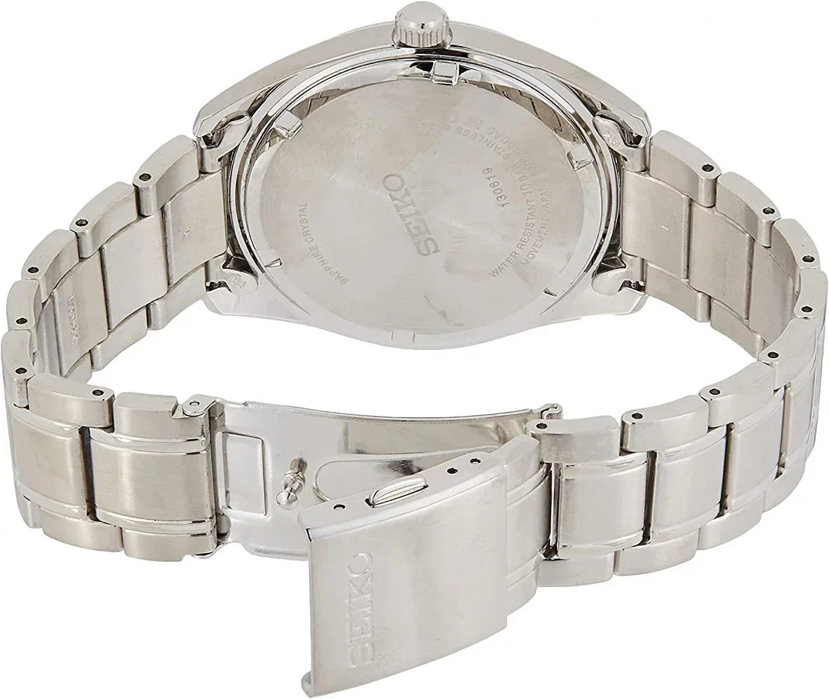 Dial Quartz Watch Men's Silver Essentials Seiko SUR307