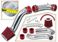 Intake Kit For Air Cold Rtunes Compatible 90-97 N/A + Filter RED Combo Thunderbird Racing V6 Ford 3.8L Compatible