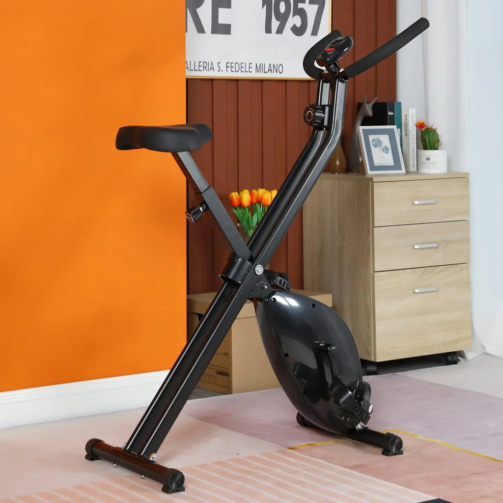 Exercise Levels Stationary of Recumbent Bikes Indoor Exercise 8 Bike FDW Magnetic Foldable with Resistance