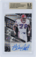 Obsidian Panini #LS-36 Bills Card Certified Buffalo BGS White #1/1 Finite Fanatics Authentic 2018 - Smith Authenticated 9.5 Bruce Autographed