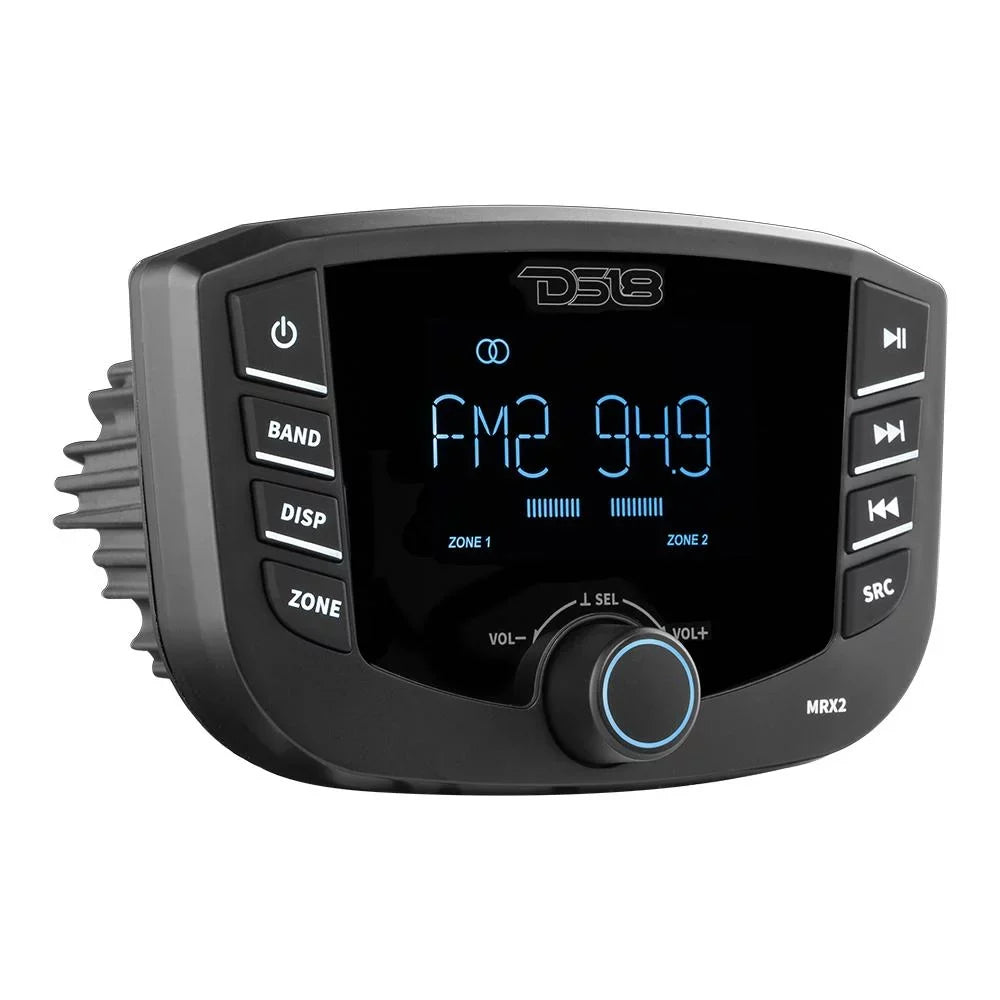Lights, Zones, Marine Round HYDRO with Bluetooth 2 DS18 MRX2 and Headunit RGB