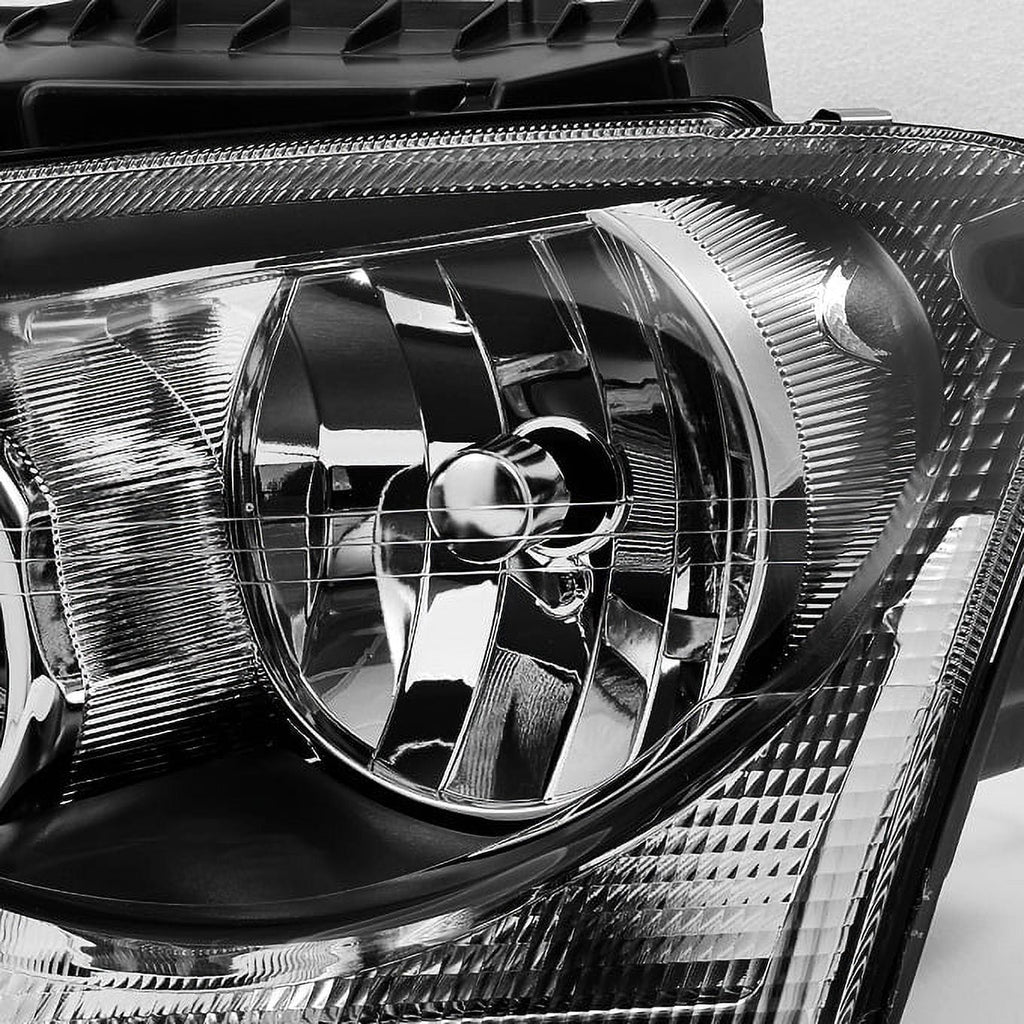 Headlamp Black For Chrysler Headlights Front Left Pacifica + Pair Right Lamps AKKON Replacement - Bezel SUV