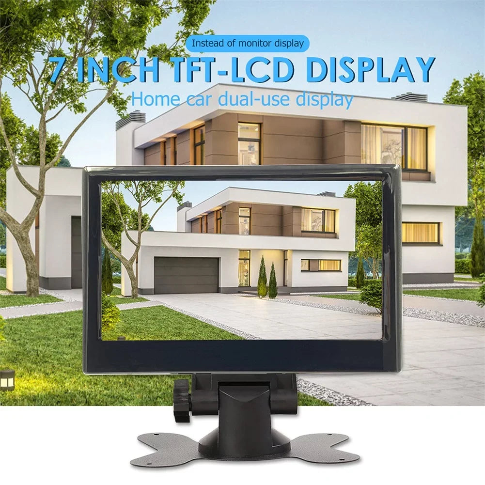 IR Rear LCD Truck View and 7\\\" Lorry Tractor Backup Camera Monitor Reversing Kit Gerich