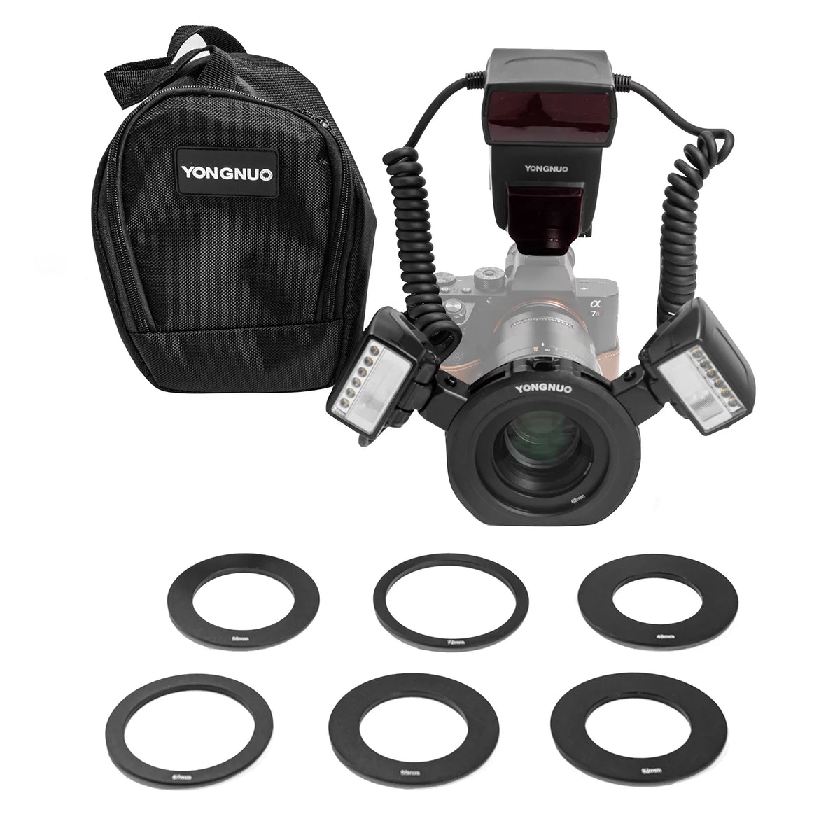 lamp,A7III A7C A6500 7pcs A7IV A9II 3s Head A7R 7pcs Time Flash Camera A7S A6300 A7IV III Time III 5600K Camera A9II Speedlite Dual lamp Auto/Manual TTL Adapter A6600 A7R TTL YONGNUO ro