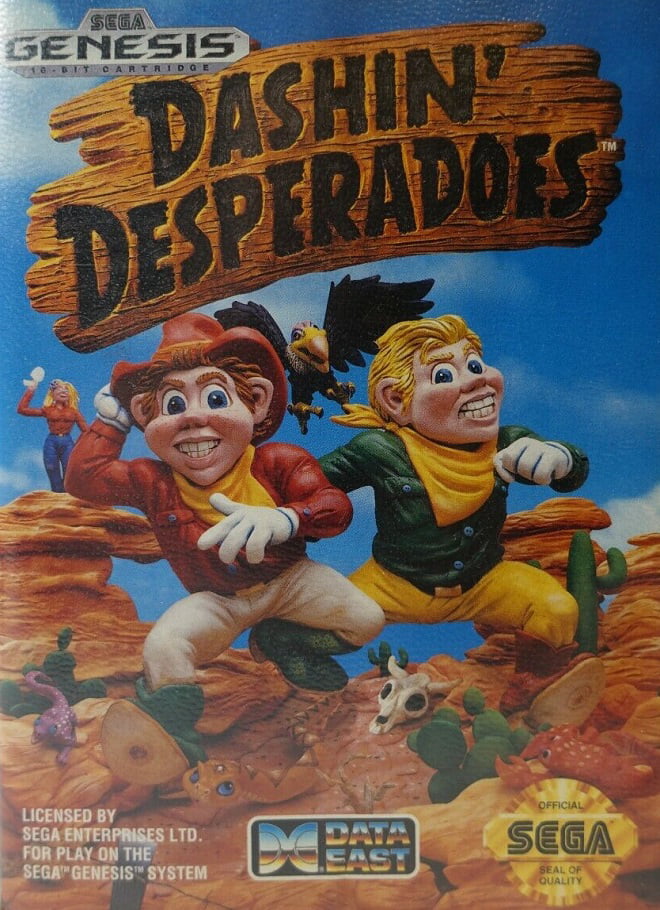 Dashin' Restored (Refurbished) Desperadoes Genesis) (Sega
