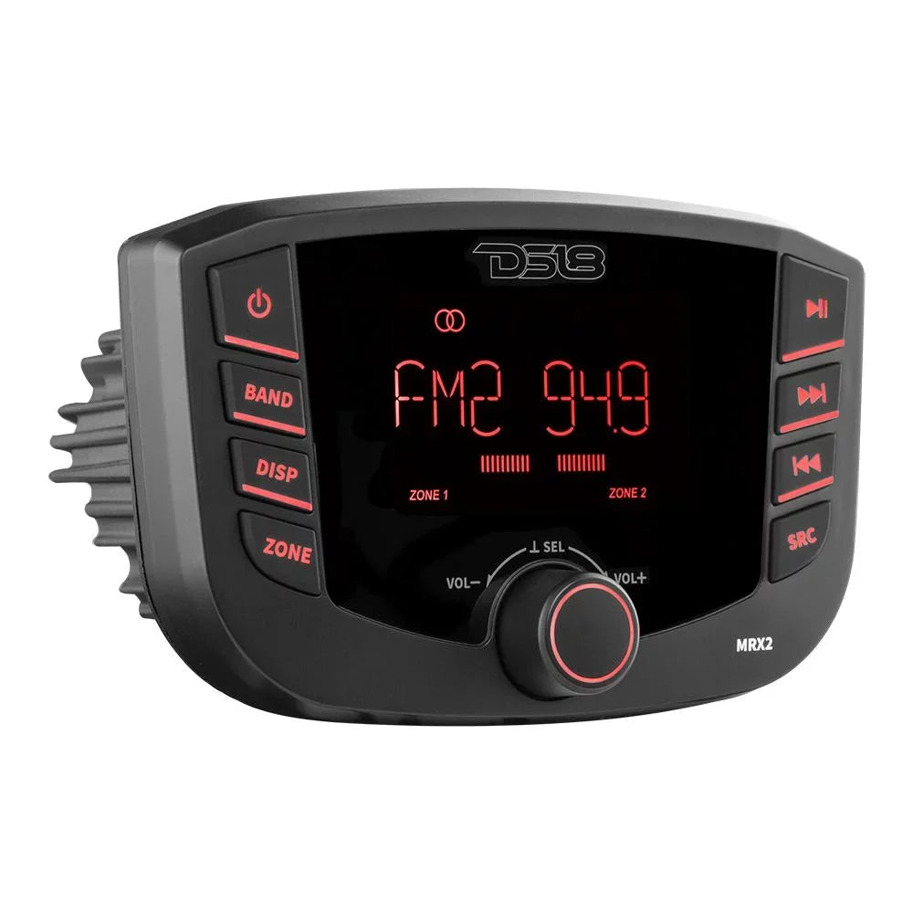 Lights, Zones, Marine Round HYDRO with Bluetooth 2 DS18 MRX2 and Headunit RGB