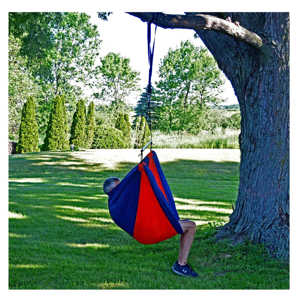 Collection The Hammock Polyester Chair and Hamptons Traveler 60" Blue Red
