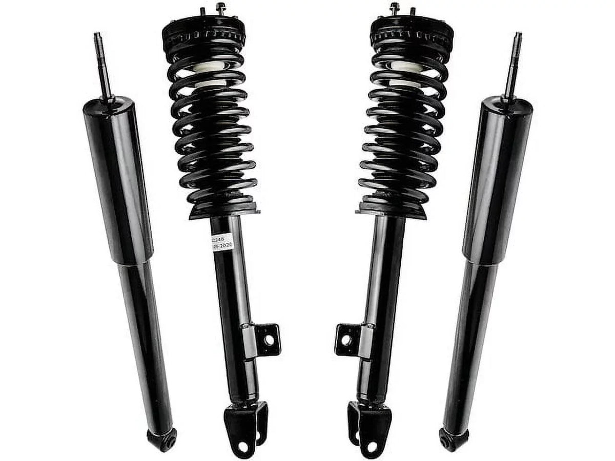 with Police Absorber and 2009 Sport (Excludes and 2006 Piece Dodge - Spring Suspension Kit 2008 2007 Coil 4 Charger 2010 Rear - Shock Assembly Strut Compatible - without Package) Front
