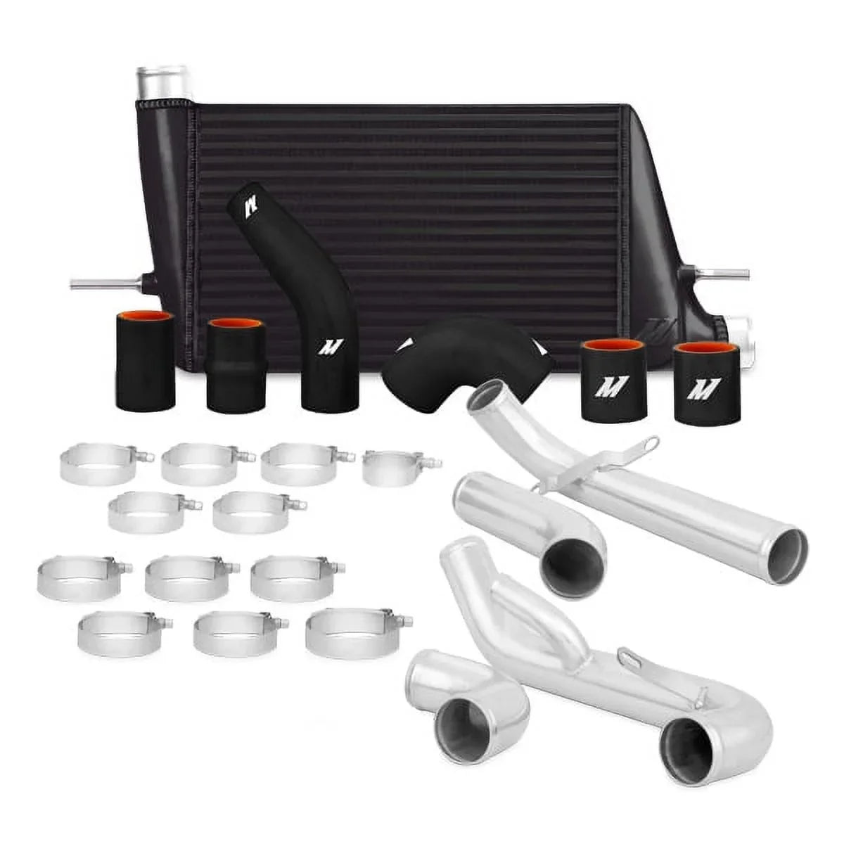 With Intercooler MMINT-EVO-10KBK Performance Mitsubishi Lancer X Evo Mishimoto Black Compatible 2008-2015 Kit