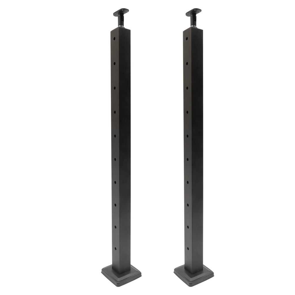 Concrete Level Deck Level Square Post Wood Cable Cable Railing Stainless Two System Railing Steel Fence Sides 36''x2''x2'' Post Pre-Drilled for