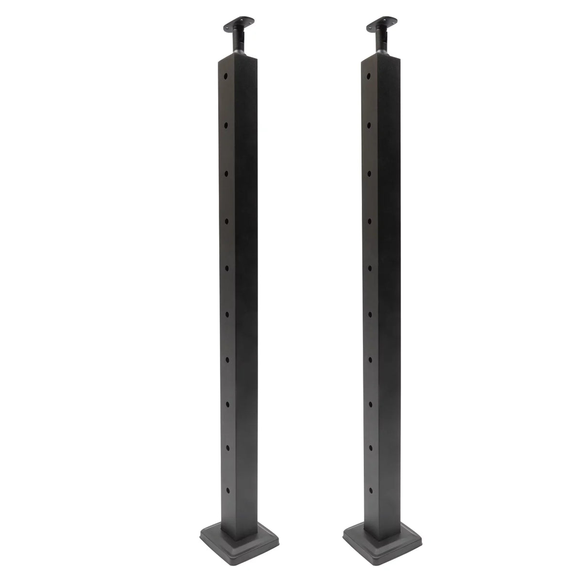 Concrete Level Deck Level Square Post Wood Cable Cable Railing Stainless Two System Railing Steel Fence Sides 36''x2''x2'' Post Pre-Drilled for