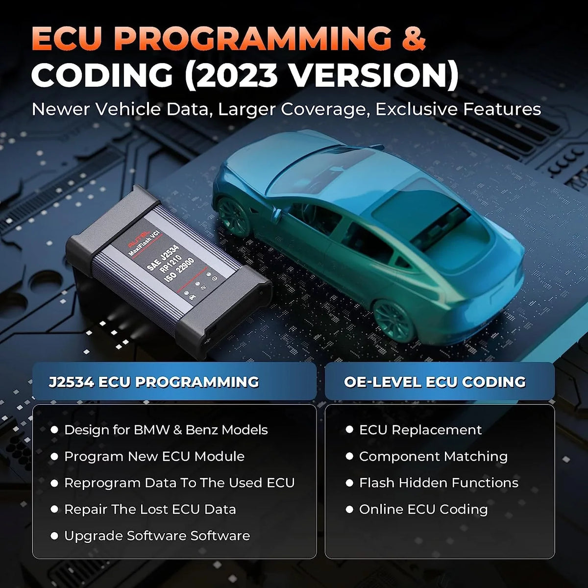 Years Ver. MS919/ Intelligent Programming J2534 2 Autel Diagnostic MS909/ Services ECU Diagnostic Elite Elite & Free II Pro 2.0, 2 New 38+ Scan Coding, Tool MaxiSys of Car