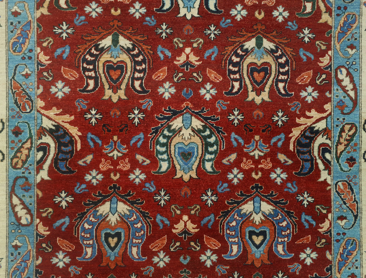 Rug, Aria x 13'9" Red/Ivory 9'9" Matias