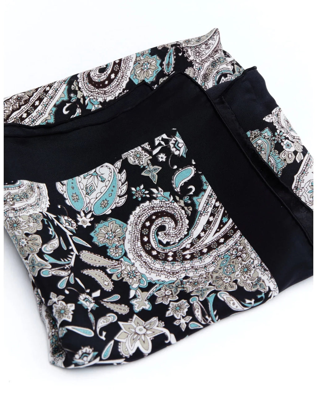 James Size Navy One Cody Rag Wild Paisley Navy Silk Scarf Men's