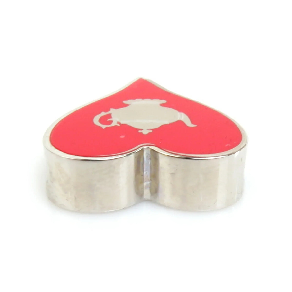 (Good) Tea Scarf Muffler Pre-Owned Time Silver/Red Women's HERMES Ring Metal/Enamel