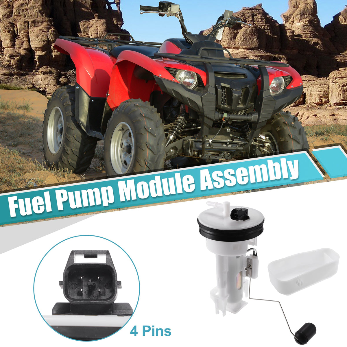 700 450 2005-2021 Suzuki Bargains 750 King Quad Assembly Pump 1 Set Electric Module Metal for Plastic Fuel Unique 500